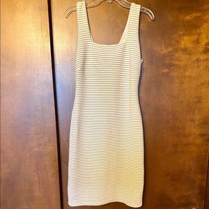 Bar III White-striped dress